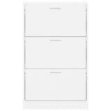 Shoe Cabinet White 63x24x103 cm Engineered Wood 342550