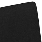 Dining Chairs with Wheel 2 pcs Black 57 x 66 x 94 cm Fabric 42017809