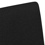 Dining Chairs with Wheel 2 pcs Black 57 x 66 x 94 cm Fabric 42017809