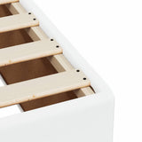 Box Spring Bed with Mattress White 80x200 cm Faux Leather 3286097