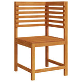 Garden Chair Brown 50 x 50 x 91cm Solid Acacia wood 4107157