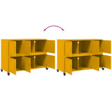 Sideboard Mustard Yellow 100.5x39x72 cm Steel 846743