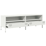 ZNTS TV Cabinet White 135x39x43.5 cm Cold-rolled Steel 851339