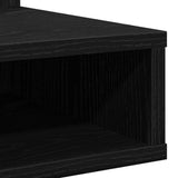 Mirror Cabinet Black Oak 90 x 31.5 x 62 cm Engineered Wood 862781