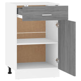 Drawer Bottom Cabinet Lyon Grey Sonoma 50x46x81.5 cm Engineered Wood 815574