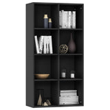 Book Cabinet Black Engineered Wood 66 x 30 x 130 cm Book Cabinet 800154