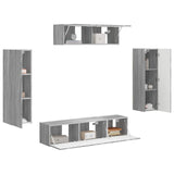 TV Cabinet 5 pcs Grey Sonoma 3409174