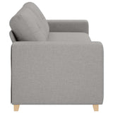 Sofa Cloud Grey 221 x 78 x 80 cm Fabric 4105096