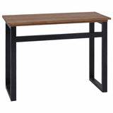 Desk Natural Solid Teak Wood 100 x 45 x 75cm 42026899