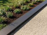 Garden Cover Profile 10 pcs 100 x 20 x 5 cm Steel Anthracite 8012925