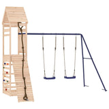 Outdoor Playset Natural wood and blue 3156925