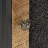 Bedside Cabinet 40x30x50 cm Rough Mango Wood 323146