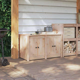 Kitchen Cabinet with Shelf MEPPEL Brown Oak 106 x 55 x 64 cm 868181