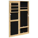 Mirror Jewellery Cabinet Wall Mounted 30x8.5x90 cm 353213