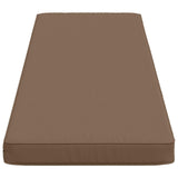 2-Piece Bench Cushions VUGHT 2 pcs 100% Polyester Taupe 951405