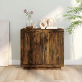 ZNTS Sideboard Smoked Oak 80x40x75 cm Engineered Wood 817234