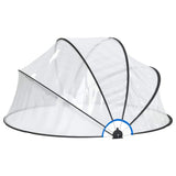 Pool Dome Round 315x158 cm PVC 93812
