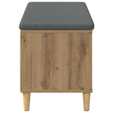 Hall Bench Artisan Oak 100 x 38 x 46 cm 891543