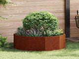 Planter Rusty 90 x 90 x 35 cm Weathering Steel 883737