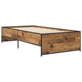 Bed Frame Old Wood 80 x 200 cm Engineered Wood 8009097