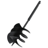 Ground Drill with Handle 250 mm Steel Black 145258