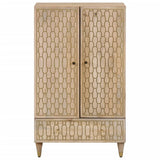 Highboard 60x33x100 cm Solid Wood Mango 358278