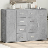 Sideboards 2 pcs Concrete Grey 60x31x84 cm Engineered Wood 3276591