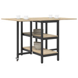 Dinning Table 122 x 80 x 76.5 cm Engineered Wood Sonoma Oak 8006038