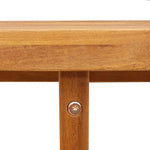 ZNTS Garden Side Table Round Ø55x40 cm Solid Wood Acacia 4108131