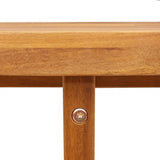 ZNTS Garden Side Table Round Ø55x40 cm Solid Wood Acacia 4108131
