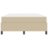 Bed Frame with Mattress Light Green Grey 160 x 200 cm Fabric 3399134