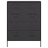 Sideboard Black 68x39x89 cm Steel 842982