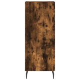 Highboard Smoked Oak 34.5x34x180 cm Engineered Wood 3200150