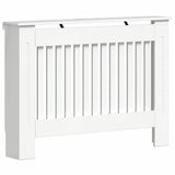 Radiator Cover High Gloss White 112 x 19 x 81.5 cm 884107