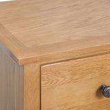 Tall Chest of Drawers 45x32x110 cm Solid Oak Wood 329924
