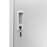 Locker Cabinets 2 pcs Light Grey 90x45x92,5 cm Steel 3095223