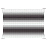 Sunshade Sail 3 x 6 m HDPE Rectangular Anthracite and White 42032773