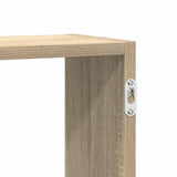 Wall Cube Shelf 5 Compartments Sonoma Oak Engineered Wood 859997