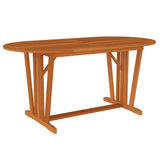 Garden Dining Set Reddish-brown Solid eucalyptus wood Medium 3087338