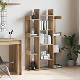 Book Cabinet Artisan Oak 86x25.5x140 cm Engineered Wood 856693