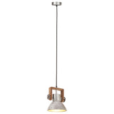 Industrial Hanging Lamp 25 W Silver Round 19 cm E27 320531