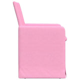 Dining Chairs 2 pcs Pink 57 x 67 x 95 cm Fabric 42017912