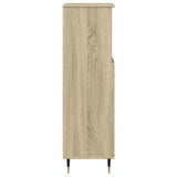 ZNTS Bathroom Cabinet Sonoma Oak 30x30x100 cm Engineered Wood 849670