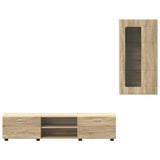 TV Cabinet Set FLORIN 3 pcs Sonoma Oak Engineered Wood 3397926