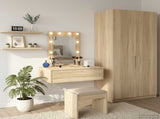 Dressing Table Brown 60 x 40 x 70 cm Engineered Wood 865219