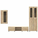 TV Cabinet Set FLORIN 3 pcs Sonoma Oak Engineered Wood 3397966