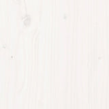 ZNTS Bookcase Bed without Mattress White 160x200cm Solid Wood Pine 3322286