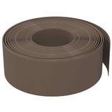 Garden Edgings 5 pcs Brown 10 m 20 cm Polyethylene 3155463