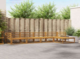 Outdoor Sofa Set 5 pcs Natural Solid Acacia Wood 3367422