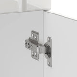 Kitchen Base Cabinet Lucca High Gloss White Engineered Wood 853729